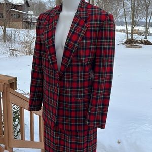 Vintage Woolrich unworn tartan plaid suit 10